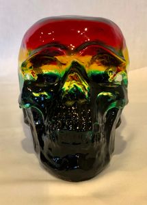 Rainbow Skull - Art by Laland