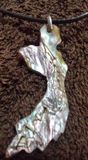 Hand Carved Abalone Angel