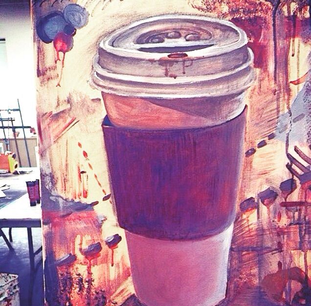Coffee Graffiti - Kelsey Roberts Art