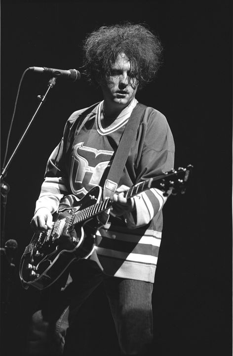 The Cure Robert Smith BW Photo - Front Row Photographs