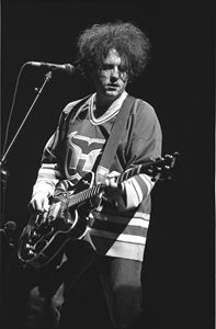The Cure Robert Smith BW Photo