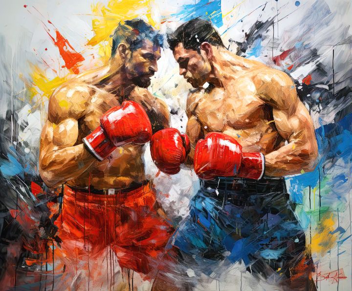 Rivalry in Motion - Art By Bob Kramer - Digital Art & AI, People ...