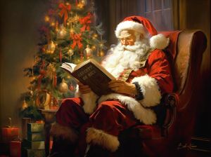 Santa's christmas postal stamp - aciduzzi - Digital Art, Holidays &  Occasions, Christmas, Other Christmas - ArtPal