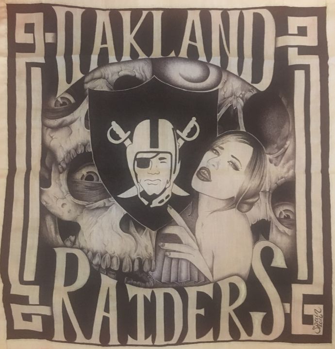 Oakland Raiders - Barred Creations