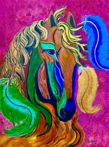 Horse in Carnival