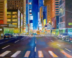 Night Street, New York - SemyonovArt