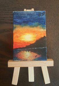 Miniature Orange Sunset