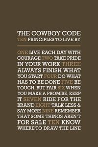 The Cowboy Code • Brown