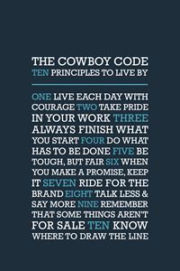 The Cowboy Code • Blue