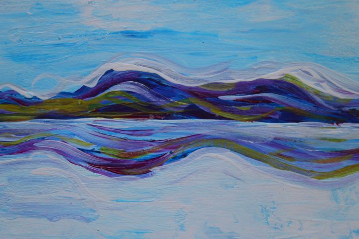 Abstract Landscape Salar I - Ali Dunnell Artist