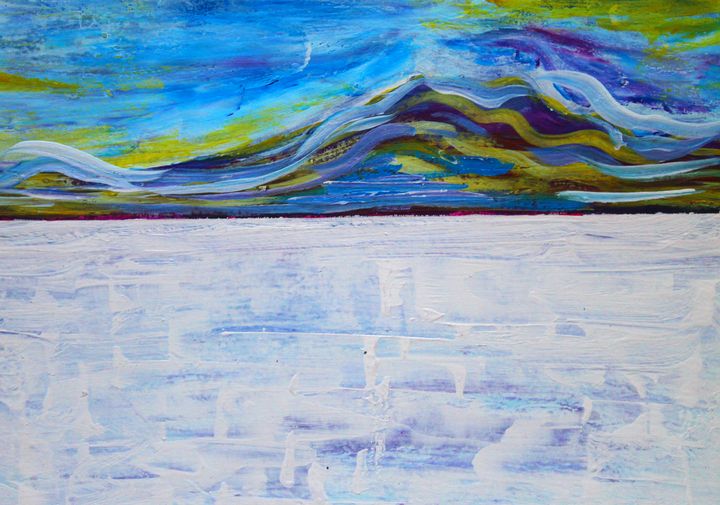 Abstract Landscape Salar II - Ali Dunnell Artist