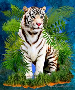 Emerald Tiger - Inked Up LLC - Paintings & Prints, Animals, Birds, & Fish,  Wild Cats, Tigers - ArtPal