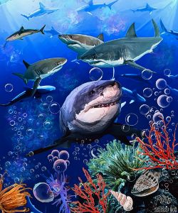 Great White Shark Tooth Poster for Sale by IncognitoMode