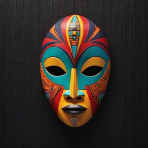 African mask - Woman.