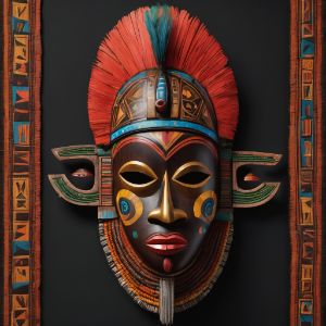 African mask - Woman #2