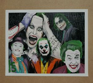 Jokers Oil Painting Suicide Squad