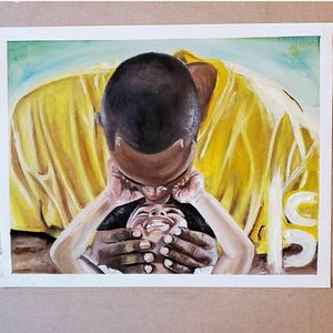 Kobe Oil Painting On Canvas Paper