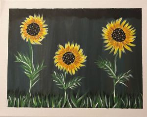 Simple sunflowers - CJCMCRAFTS