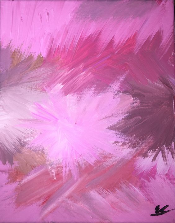 Pink sunflowers - Emma’s Paintings and More