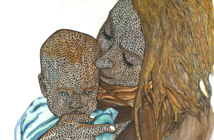 mother and child - Ben Roback's Art