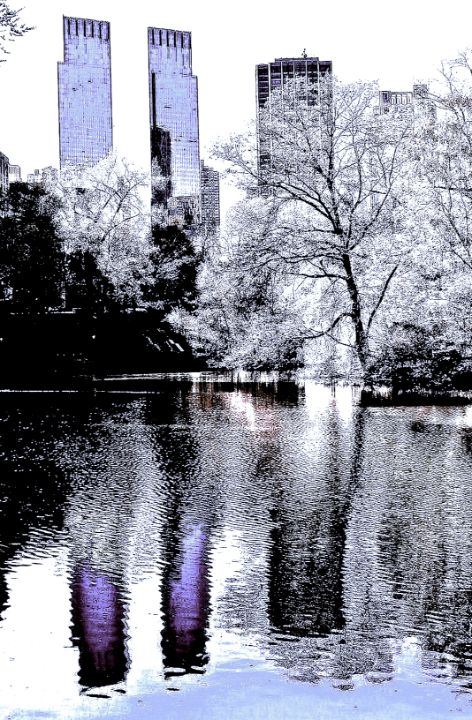 Central Park Pond 4a4 - Ken Lerner Fine Art Photography