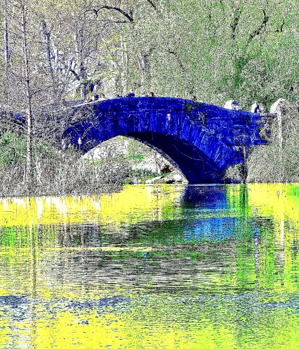 Bow Bridge Central Park Spring 1f2 - Ken Lerner Fine Art Photography