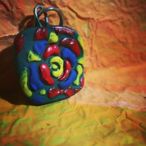 stained glass rose - ClayParade