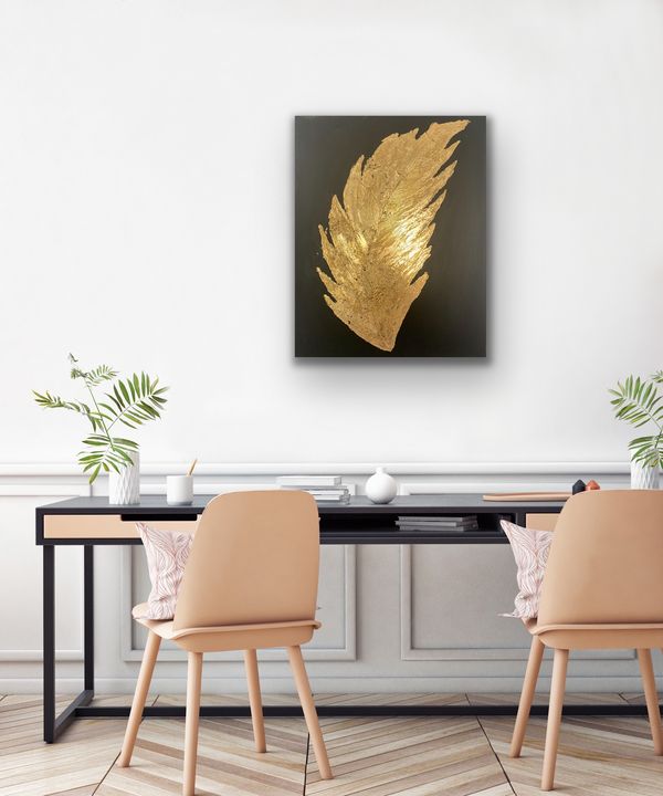 “Gold leaf” - Wall Therapy Boutique