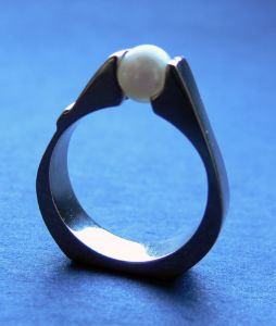 Argentium Silver Wave Ring - Bordeaux Jewelry - Jewelry, Rings