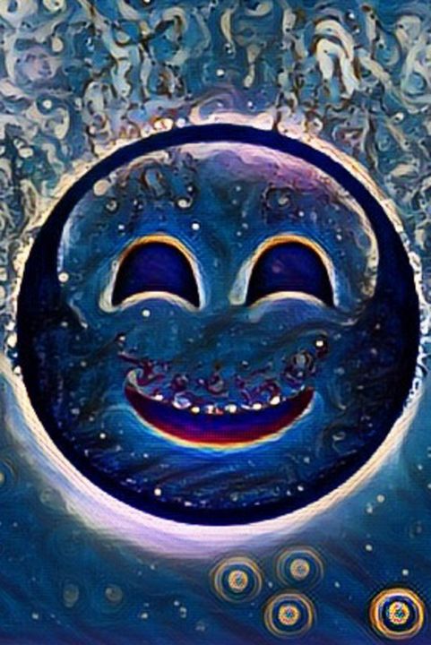 The Midnight Emoji - MidnightDragonZX - Digital Art, Childrens Art