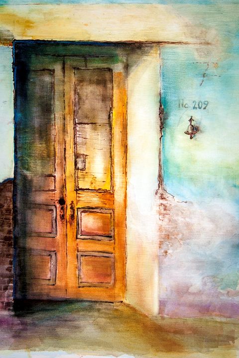 A French Door Philip Lodwick Wilkinson Paintings Prints