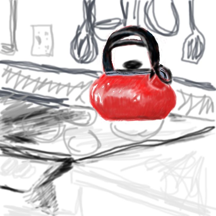 Tea Kettle - James A Young Jr - Digital Art & AI, Abstract, Man-made ...
