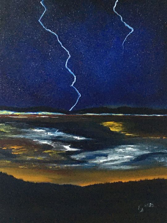 Two Thunders - Timea Valsami Art