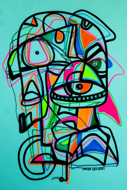 Detailed Doodles - H<3 - Paintings & Prints, Abstract, Irregular Forms -  ArtPal