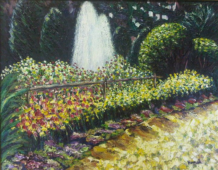 Stanley Park Water Fountain - Richard Nowak Fine Art