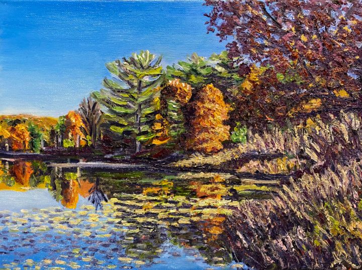 Hampton Ponds Autumn Glory - Richard Nowak Fine Art