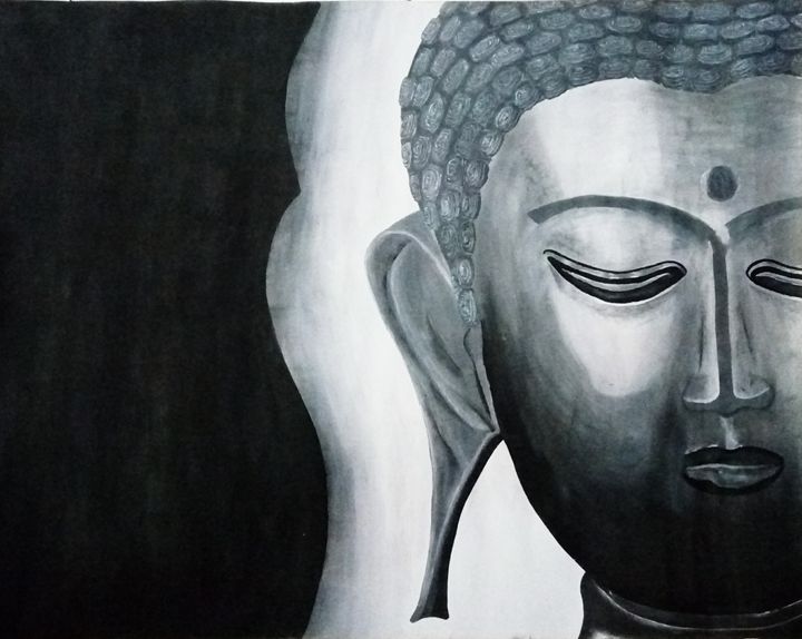 Buddha Worship - My Paintings