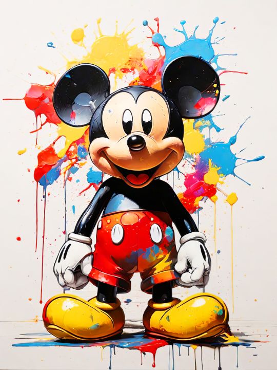 Mickey Mouse - T98 - Drawings & Illustration, Childrens Art, Disney ...