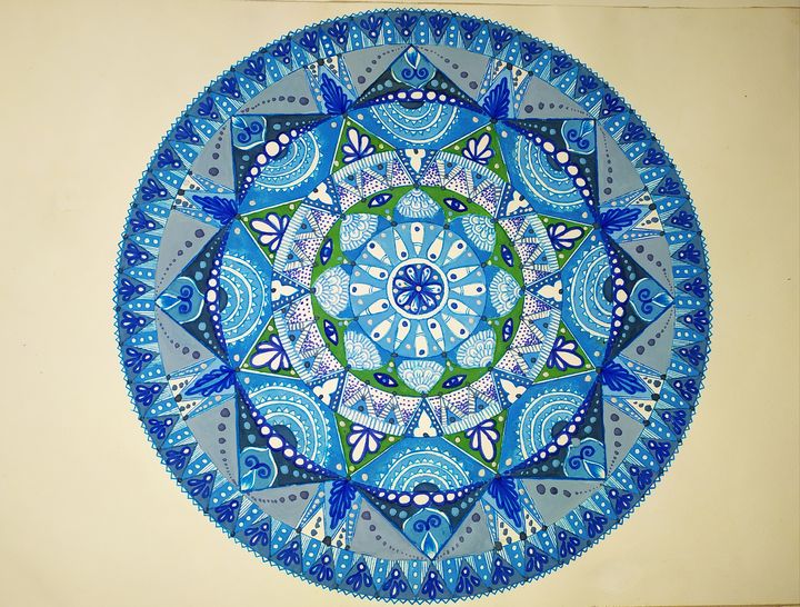 Mandala art - Angel's Arts - Paintings & Prints, Ethnic, Cultural, &  Tribal, Asian & Indian, Indian - ArtPal