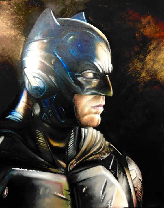 Batman The Dark Knight - David Bell Artist - Paintings & Prints, Childrens  Art, Comics - ArtPal