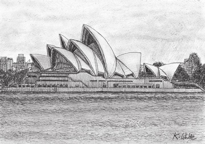 Sydney Opera House Limited Edition Print - Illustration by Jonathan  Illustration by Jonathan Chapman