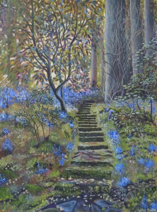 Bluebell wood Art and Soul Paintings & Prints, Landscapes & Nature, Forests, Other Forests