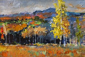 Autumn,Original acrylic painting - Artgallery