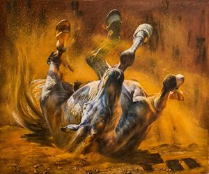 Horse ,large painting