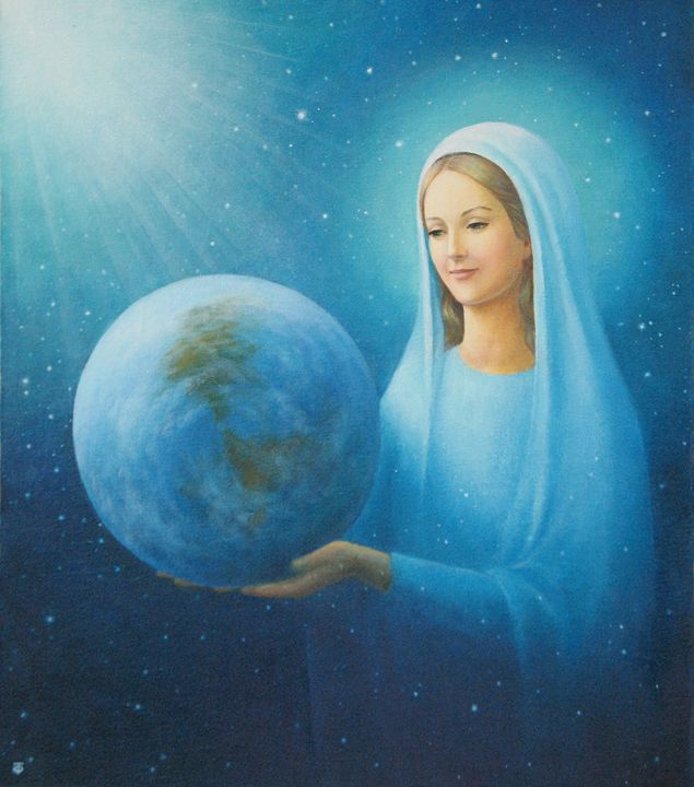 Queen of Heaven - Tatiana F. Light - Paintings & Prints, Religion