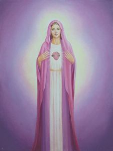 virgin mary in pink dress meaning Virgin Mary, Guardian of the Earth - Tatiana F. Light - Paintings & Prints,  Religion, Philosophy, & Astrology, Christianity, Virgin Mary