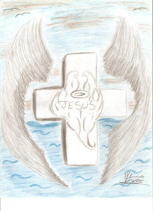 Jesus Christianity illustration drawing line art style | Stock vector |  Colourbox