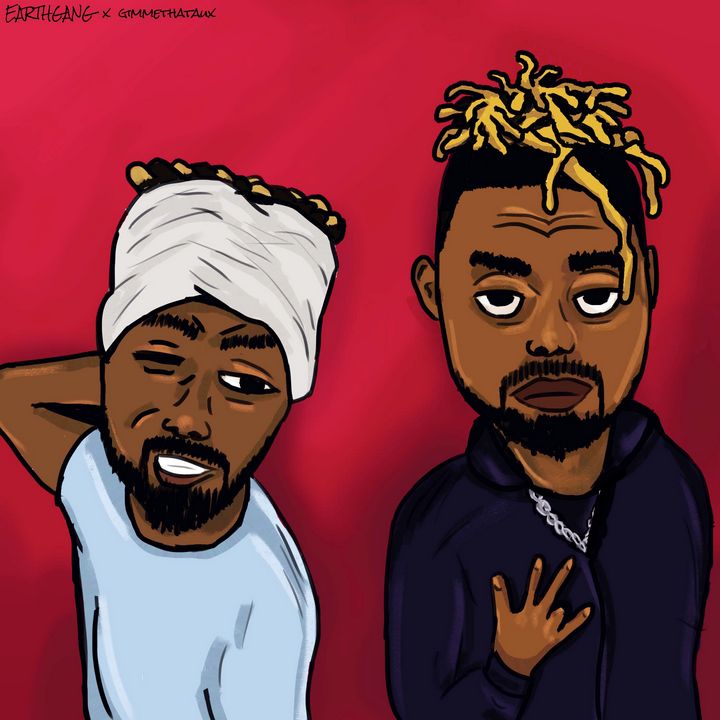 EARTHGANG - GIMMETHATAUX ART - Digital Art & AI, Entertainment