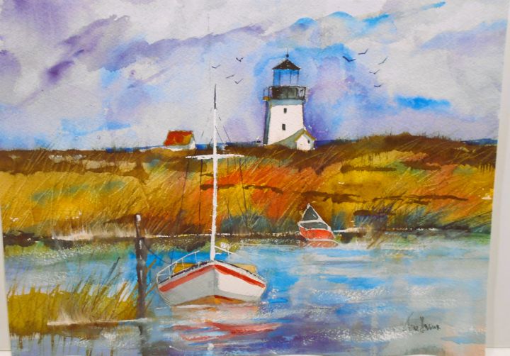 Race Point Cape Cod - Tom Hanna's East Coast Watercolors