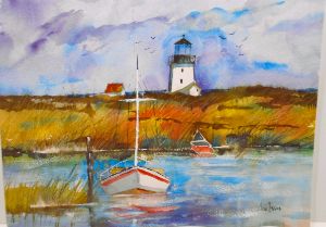Race Point Cape Cod - Tom Hanna Watercolors
